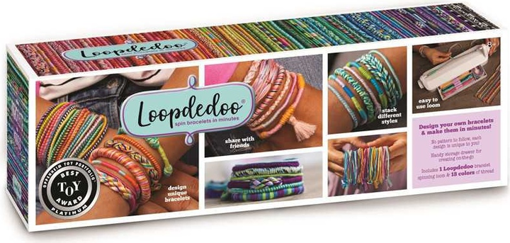 Набір для дитячої творчості Loopdedoo Kids Bracelet Maker (5710779000280) - зображення 1