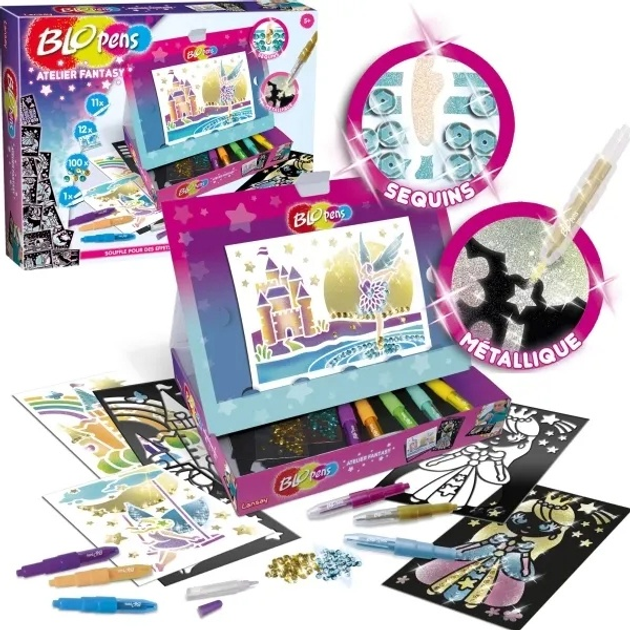 Zestaw dla dziecięcej kreatywności Blopens Sequins Fantasy Animal Workshop 40333 (3181860238035) - obraz 2