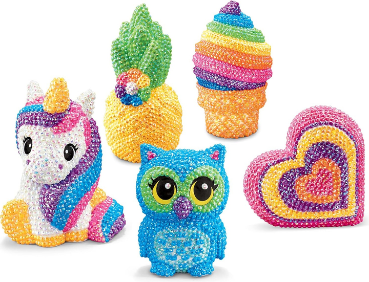 Zestaw dla dziecięcej kreatywności Shimmer N Sparkle Crystal Gem Creations 65588S (884920655881) - obraz 5