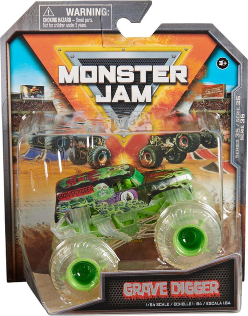 Машинка Spin Master Monster Jam GraveDigger 1:64 (778988509319) - зображення 1