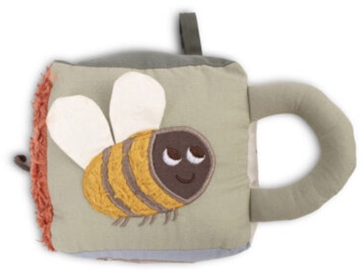 М'яка іграшка Filibabba Little Wonders сенсорний кубик FI-03366 (5712804033669) - зображення 1