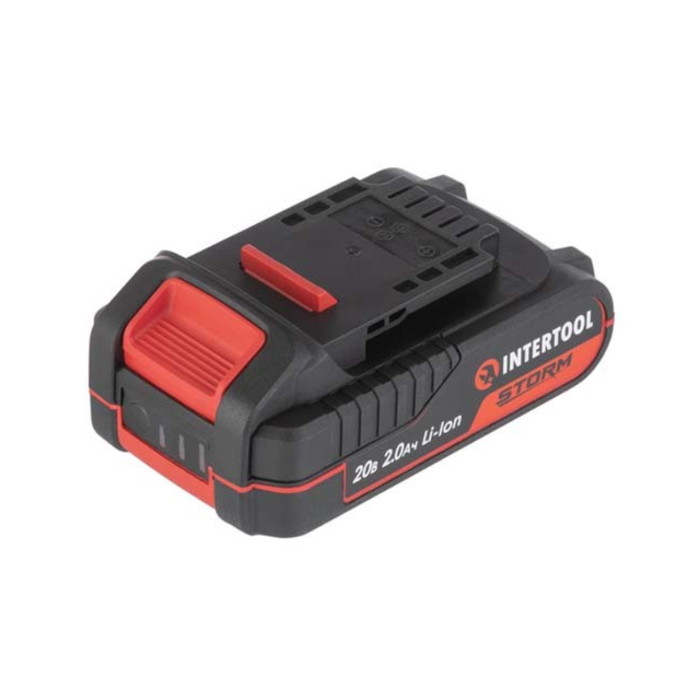 Аккумулятор Intertool 20В x 2Ач Li-Ion Storm (WT-0340) - Фото 1 Аккумулятор Intertool 20В x 2Ач Li-Ion Storm (WT-0340) - изображение 1