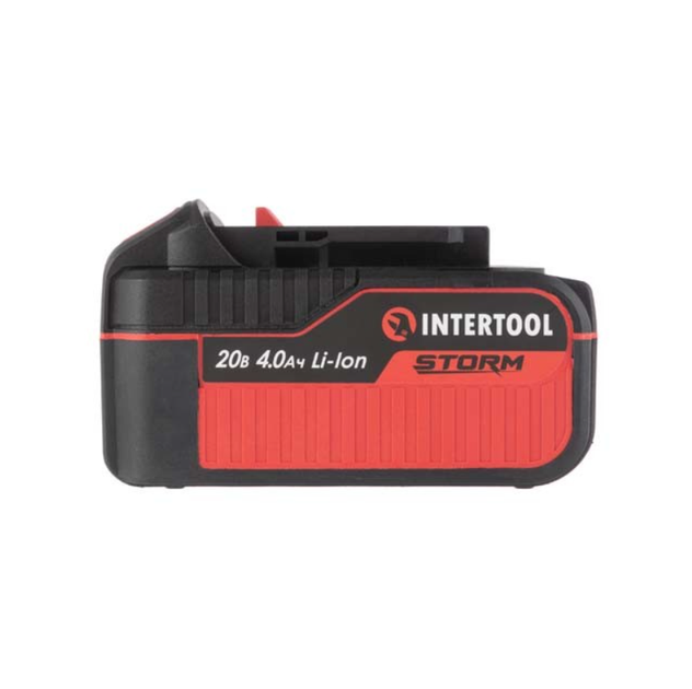 Акумулятор Intertool 20В x 4Ач Li-Ion Storm (WT-0341) - Фото 3 Акумулятор Intertool 20В x 4Ач Li-Ion Storm (WT-0341) - зображення 3