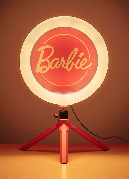 Лампа ‎‎Paladone Barbie Streaming Light With Filled Centre (5056577733129) - зображення 4