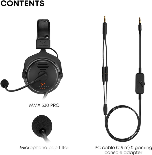 Навушники Beyerdynamic MMX 330 PRO (4010118005220) - зображення 4