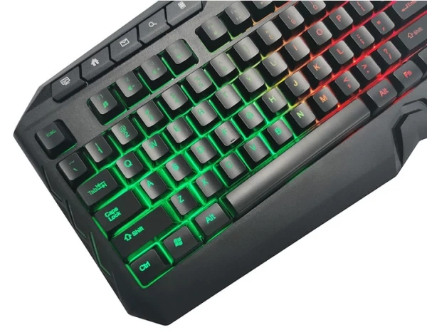 Клавіатура Jedel k504 usb, довжина кабелю 170см, (Eng/Укр/Рус), (483х188х35 мм) Black, 104к - Фото 4 Клавіатура Jedel k504 usb, довжина кабелю 170см, (Eng/Укр/Рус), (483х188х35 мм) Black, 104к - зображення 4