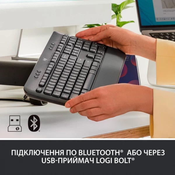 Клавиатура Logitech Signature k650 USB/Bluetooth Graphite (920-010945) - изображение 5