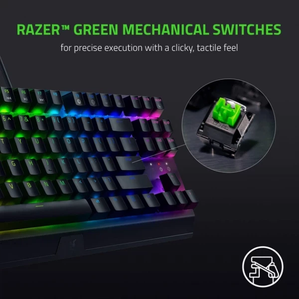 Клавиатура Razer BlackWidow v3 tkl Razer Green ru (rz03-03490700-r3r1) - изображение 5