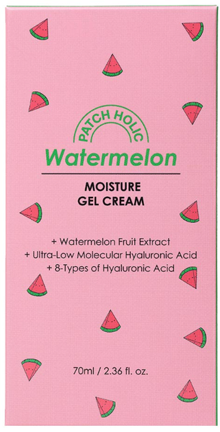 Krem-żel do twarzy Patch Holic Watermelon z kwasem hialuronowym 70 ml (8809630091745) - obraz 3