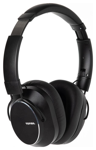 Słuchawki Tonsil R65BT Bluetooth ANC Black (5904209574445) - obraz 2
