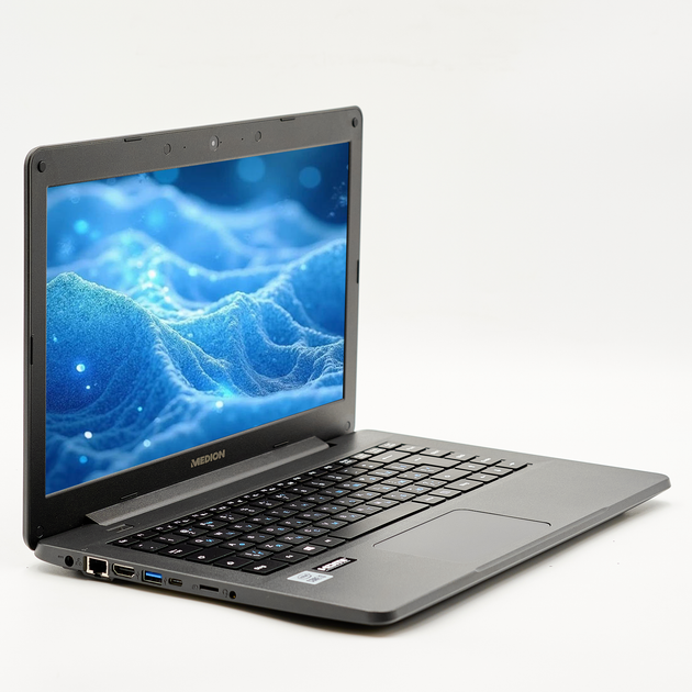 Ноутбук 14" Medion (Lenovo Group) E14412 | Intel Core i3-10110U | TN (1366x768) HD| RAM DDR4 8 ГБ | SSD 256 ГБ | Intel Graphics | LAN RJ-45 | Win11 (4138) - Уцінка - зображення 2