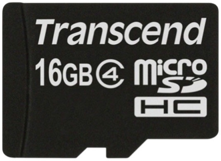 Karta pamięci Transcend microSDHC 16GB Class 4 (TS16GUSDC4) - obraz 1