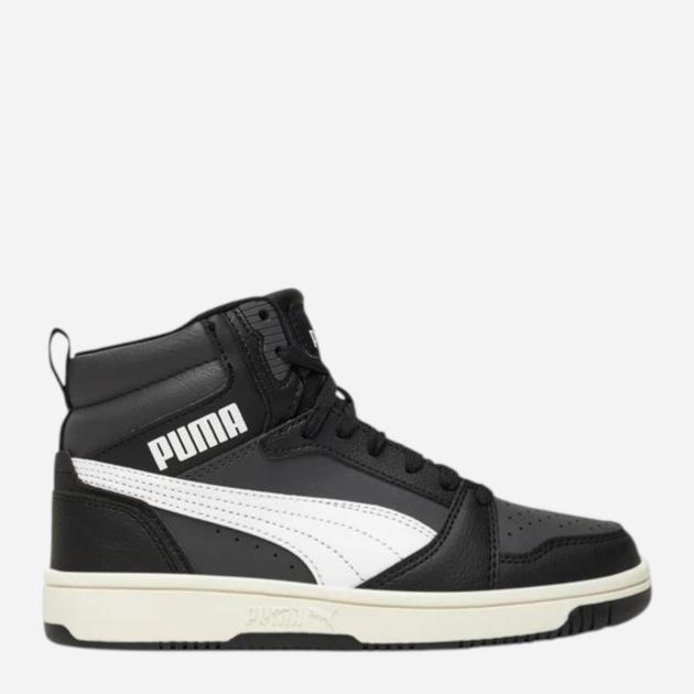 Botki młodzieżowe chłopięce Puma Rebound V6 Mid Jr 39383129 39 (6UK) Czarne (4069156709959) - obraz 1