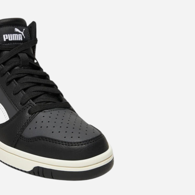 Botki młodzieżowe chłopięce Puma Rebound V6 Mid Jr 39383129 37 (4UK) Czarne (4069156709935) - obraz 4