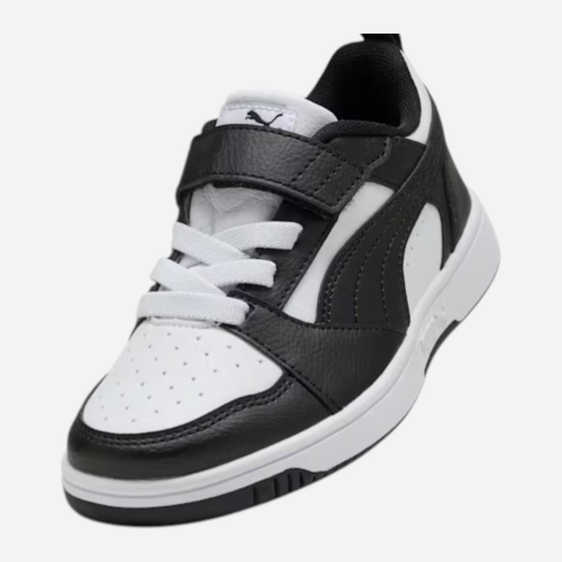 Дитячі кросівки для хлопчика Puma Rebound V6 Lo AC+ PS 39741901 28 (10UK) Чорні (4099686117986) - зображення 4