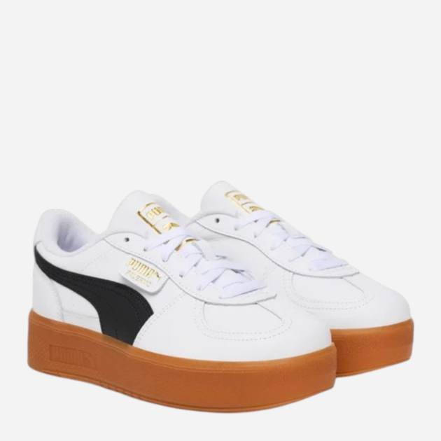 Sneakersy damskie na platformie Puma Palermo Elevata Lth 40046102 36 (3.5UK) Białe (4067982213275) - obraz 2
