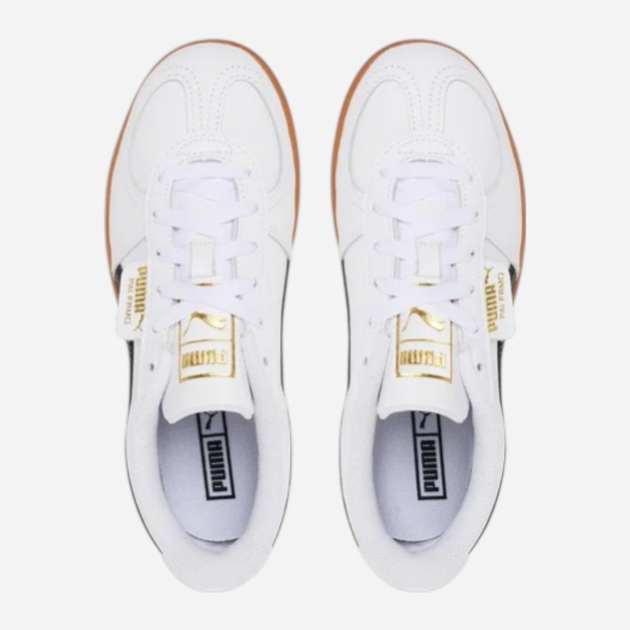 Sneakersy damskie na platformie Puma Palermo Elevata Lth 40046102 38 (5UK) Białe (4067982213237) - obraz 4