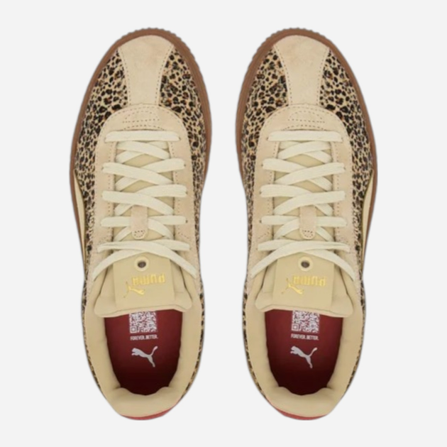 Sneakersy damskie do kostki Puma Club Kayzer Animal Flair 40271701 40 (6.5UK) Beżowe (4069156912496) - obraz 4