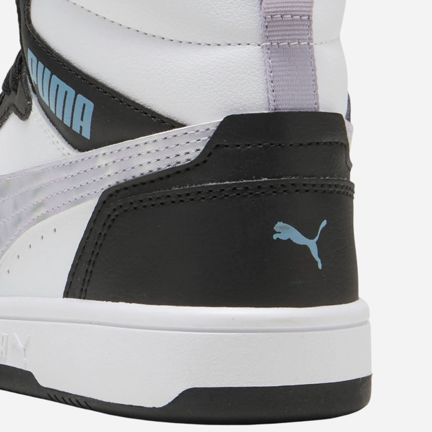 Botki młodzieżowe chłopięce Puma Rebound V6 Mid Space Belle Jr 40276802 35.5 (3UK) Czarne (4069156700697) - obraz 4