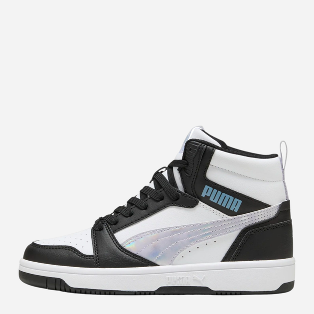 Botki młodzieżowe chłopięce Puma Rebound V6 Mid Space Belle Jr 40276802 36 (3.5UK) Czarne (4069156700734) - obraz 1