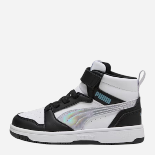 Дитячі демісезонні черевики для хлопчика Puma Rebound V6 Mid Space Belle AC+ PS P 40277002 27.5 (9.5UK) Чорні (4069156703971) - зображення 1