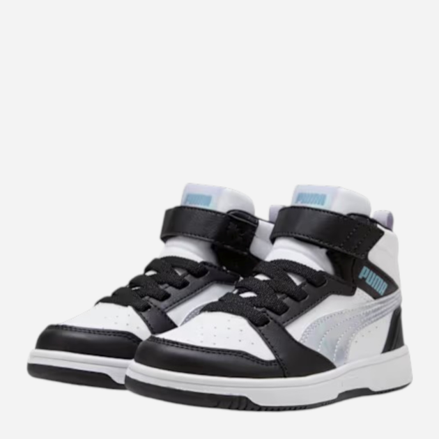 Дитячі демісезонні черевики для хлопчика Puma Rebound V6 Mid Space Belle AC+ PS P 40277002 27.5 (9.5UK) Чорні (4069156703971) - зображення 2