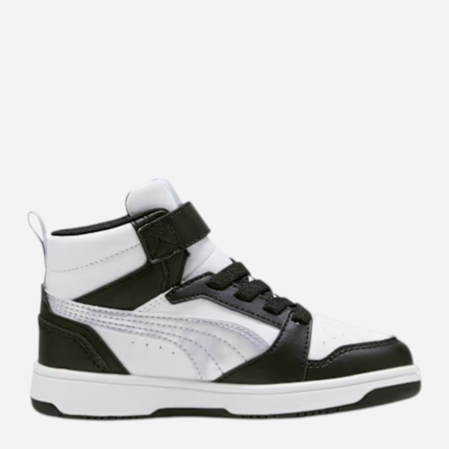 Дитячі демісезонні черевики для хлопчика Puma Rebound V6 Mid Space Belle AC+ PS P 40277002 27.5 (9.5UK) Чорні (4069156703971) - зображення 3