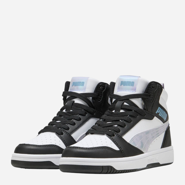 Trzewiki młodzieżowe chłopięce Puma Rebound V6 Mid Space Belle Jr 40276802 39 (6UK) Czarne (4069156700727) - obraz 2