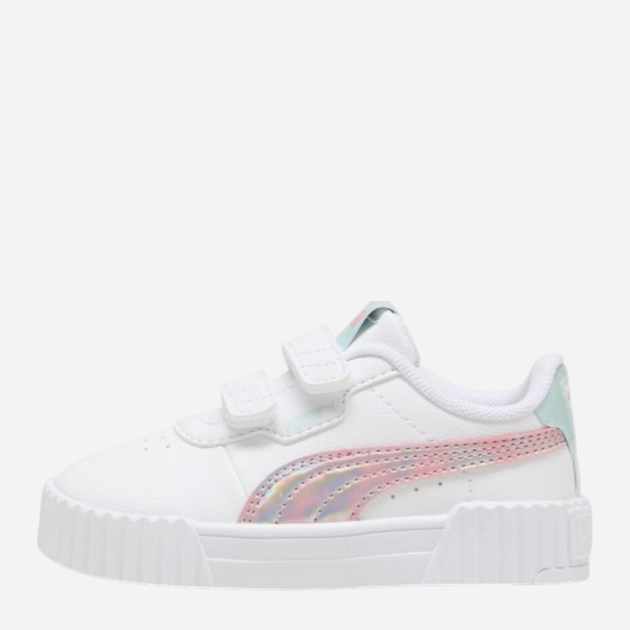 Дитячі кеди для дівчинки Puma Carina 3.0 Space belle V Inf 40280501 23 (6UK) Білі (4069156913912) - зображення 1