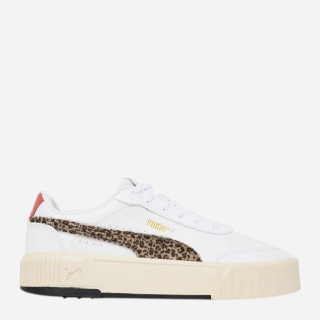 Sneakersy damskie na platformie Puma Carina Mia Animal Flair 40351501 42.5 (8.5UK) Białe (4069156916302) - obraz 1