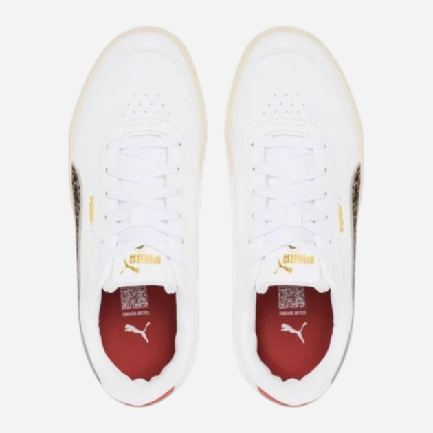 Sneakersy damskie na platformie Puma Carina Mia Animal Flair 40351501 36 (3.5UK) Białe (4069156916258) - obraz 4