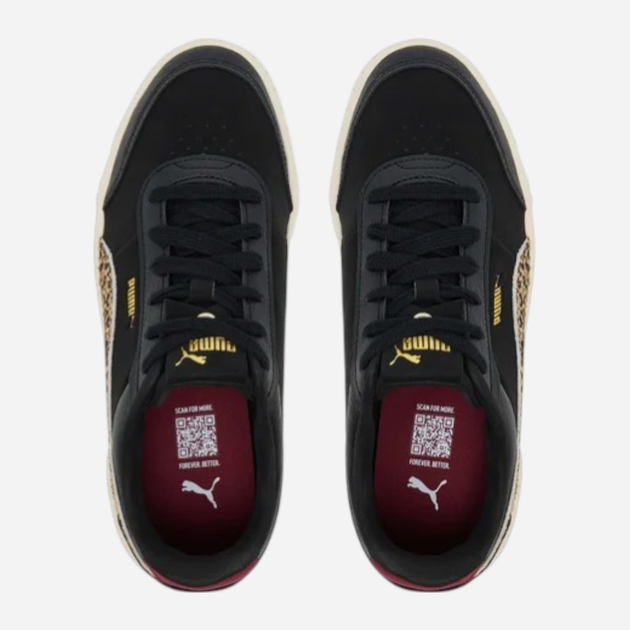 Sneakersy damskie na platformie Puma Carina Mia Animal Flair 40351502 42.5 (8.5UK) Czarne (4069156916548) - obraz 4