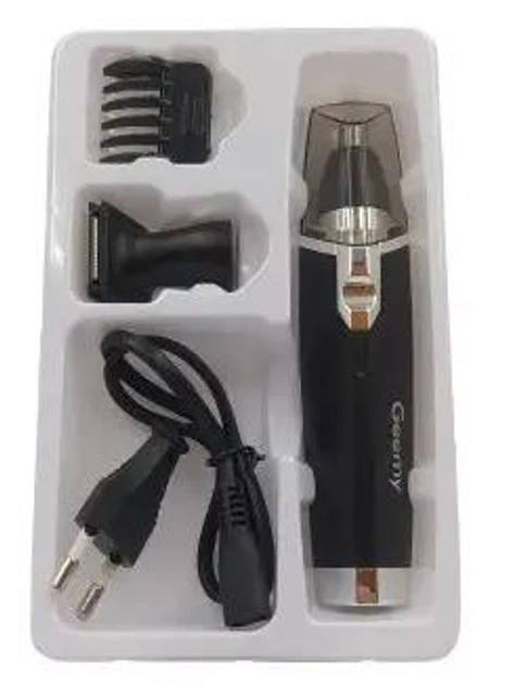 Акумуляторний триммер для бороди / носа / вух / інтимних зон / брів Geemy GM-3110 Pro Black - изображение 5