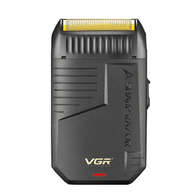 Акумуляторна електробритва з шейвером для стрижки бороди та вусів з USB VGR V-375 Pro Чорний + Щіточка для чищення - Фото 3 Акумуляторна електробритва з шейвером для стрижки бороди та вусів з USB VGR V-375 Pro Чорний + Щіточка для чищення - изображение 3