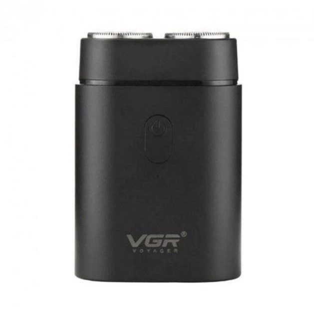 Роторна акумуляторна бритва для стрижки бороди та вусів з USB VGR V-341 Pro Чорний + Щітка для чищення - изображение 4