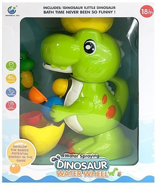Dinozaur kąpielowy Lean Toys z młynkiem tryskającym wodę 5369 (5905323218642) - obraz 1