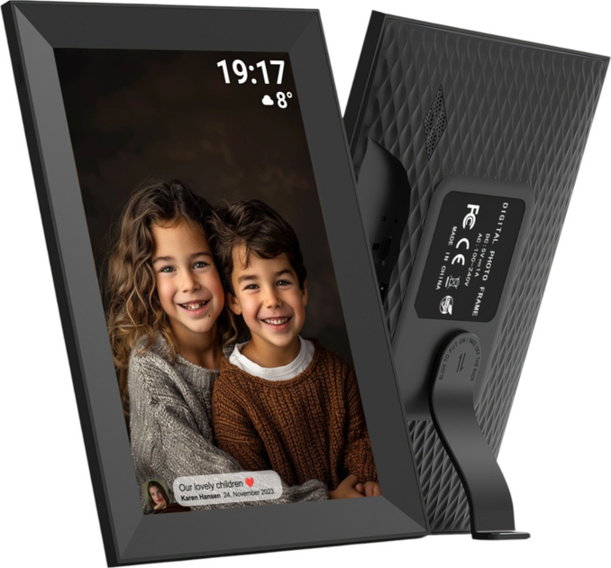 Цифрова фоторамка Denver PFF-1012B Black - зображення 4