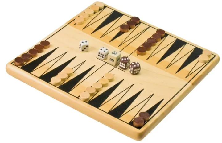 Backgammon Tactic w kartonowym pudełku 40219 (6416739402192) - obraz 2