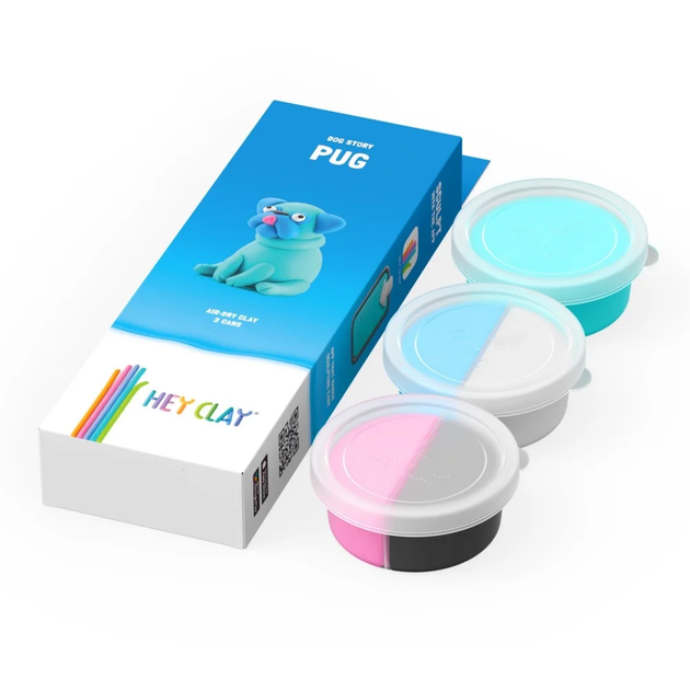 Пластична маса Hey Clay Пси Мопс HCL30122CEE (5908273000336) - зображення 2