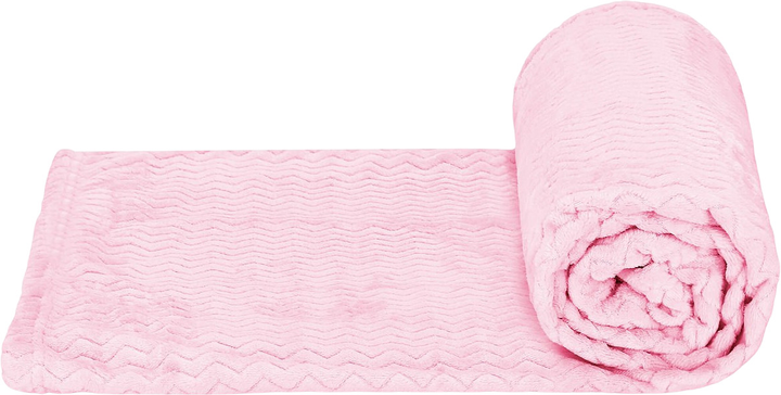Покривало Springos зигзаг рожеве 200x220 см (5907719421308) - зображення 5