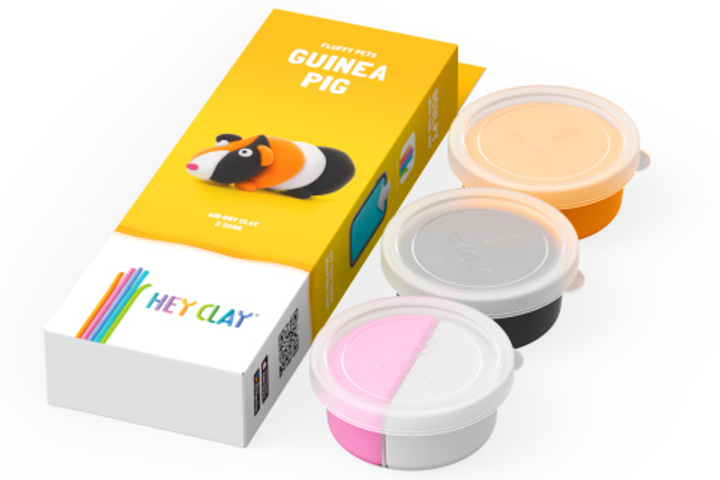 Пластична маса Hey Clay Пухнасті звірята Морська свинка HCL30114CEE (5908273000251) - зображення 2