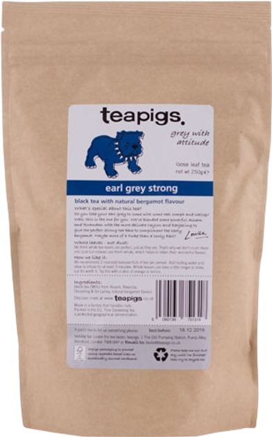 Herbata sypana Teapigs Earl Grey Strong 250 g (5060136751318) - obraz 1