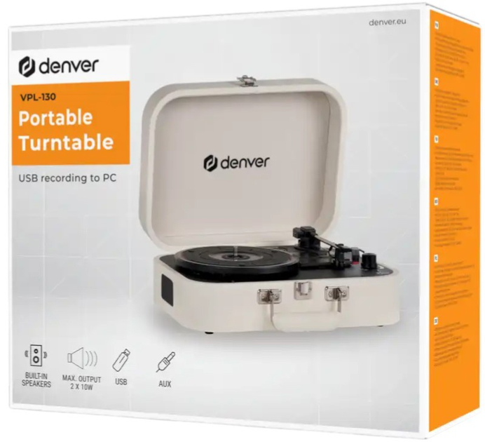 Gramofon Denver VPL-130 White - obraz 8