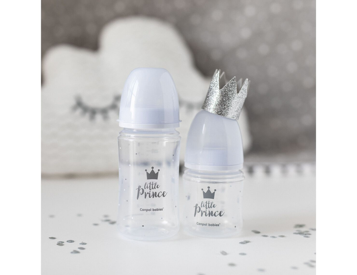 Детская бутылочка антиколиковая для кормления новорожденных 120 мл EasyStart Royal Baby Canpol babies розовый - Фото 4 Детская бутылочка антиколиковая для кормления новорожденных 120 мл EasyStart Royal Baby Canpol babies розовый - изображение 4