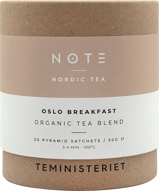 Чорний чай Teministeriet Note Oslo Breakfast Organic 20 шт (7340023004184) - зображення 1