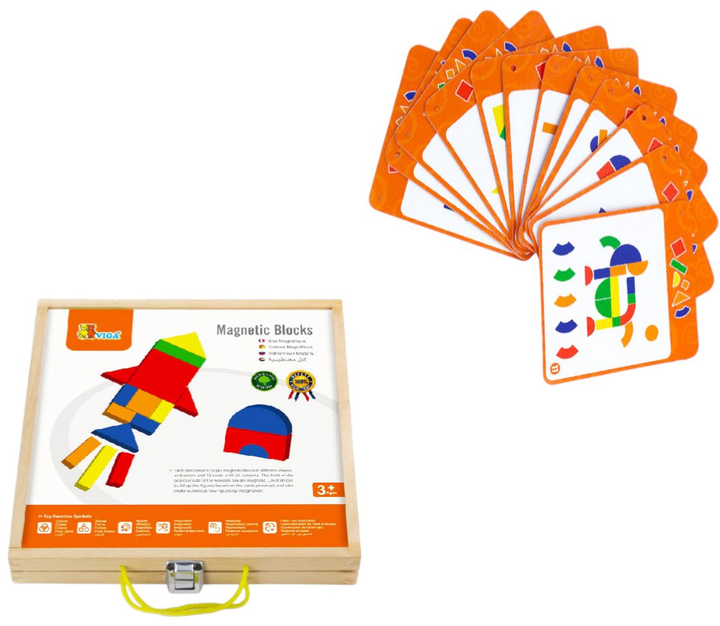 Magnetyczna układanka w walizce Viga (59687) (6934510596873) - obraz 3