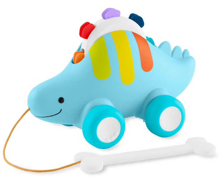 Zabawka na kółkach Skip Hop Baby Musical Pull Toy Explore & More Dinosaur 3w1 (0195862350667) - obraz 1