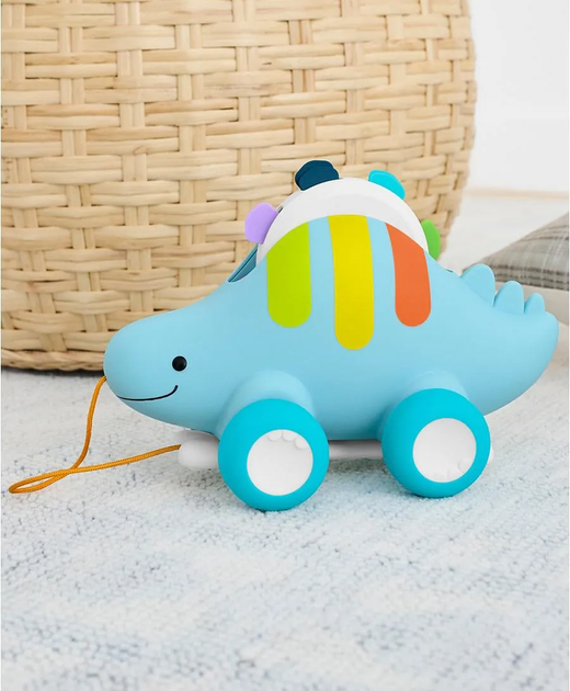 Zabawka na kółkach Skip Hop Baby Musical Pull Toy Explore & More Dinosaur 3w1 (0195862350667) - obraz 6