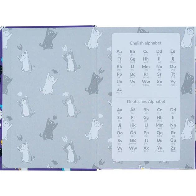 Словник для запису іноземних слів Kite UA Cats 60 аркушів K24-407-1 - изображение 3