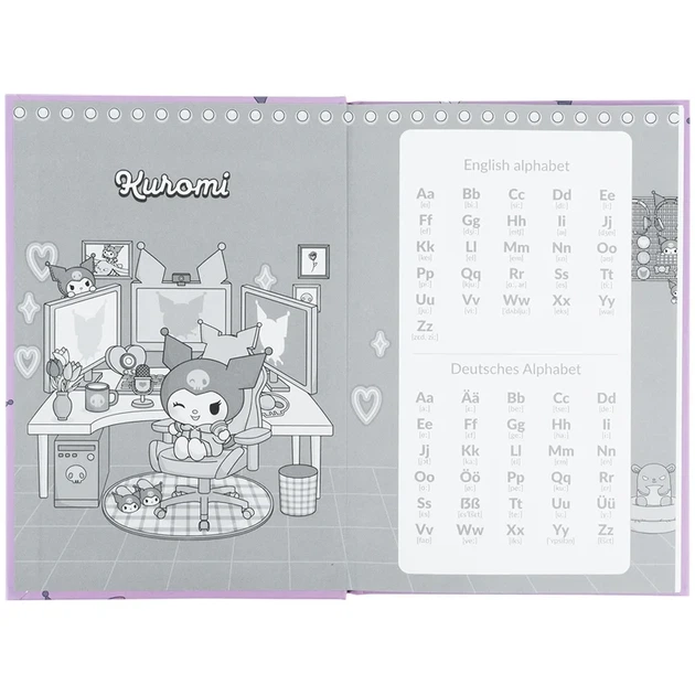 Словник для запису іноземних слів Kite Kuromi 60 аркушів HK25-407-2 - Фото 4 Словник для запису іноземних слів Kite Kuromi 60 аркушів HK25-407-2 - зображення 4